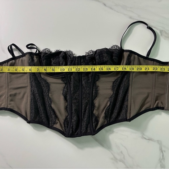 Urban Outfitters Out From Under Modern Love Black Lace Corset S - Picture 5 of 9